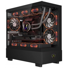 CAJA MICROATX XC-301 GLASS ARGB KEEPOUT-AA12 CAJA MICROATX XC-301 GLASS ARGB KEEPOUT